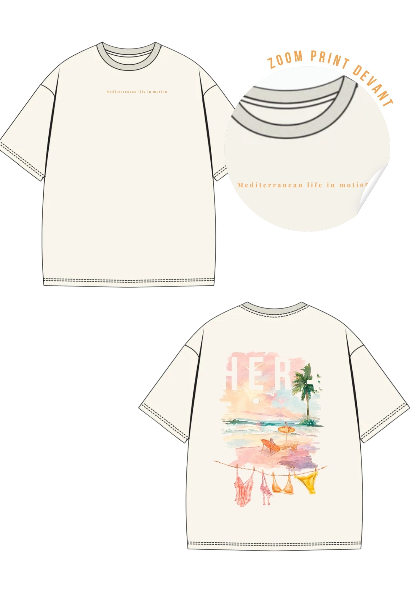 T-Shirt Long Sunset – Sport & Streetwear