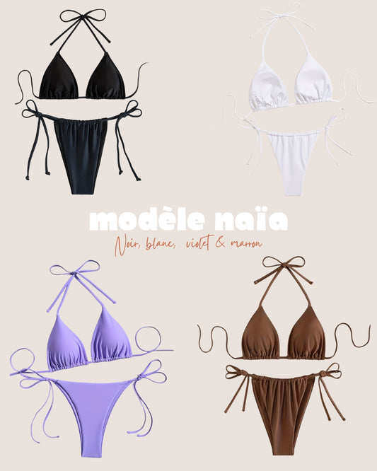 NAÏA — Bikini Triangle Personnalisé | Signature Edition