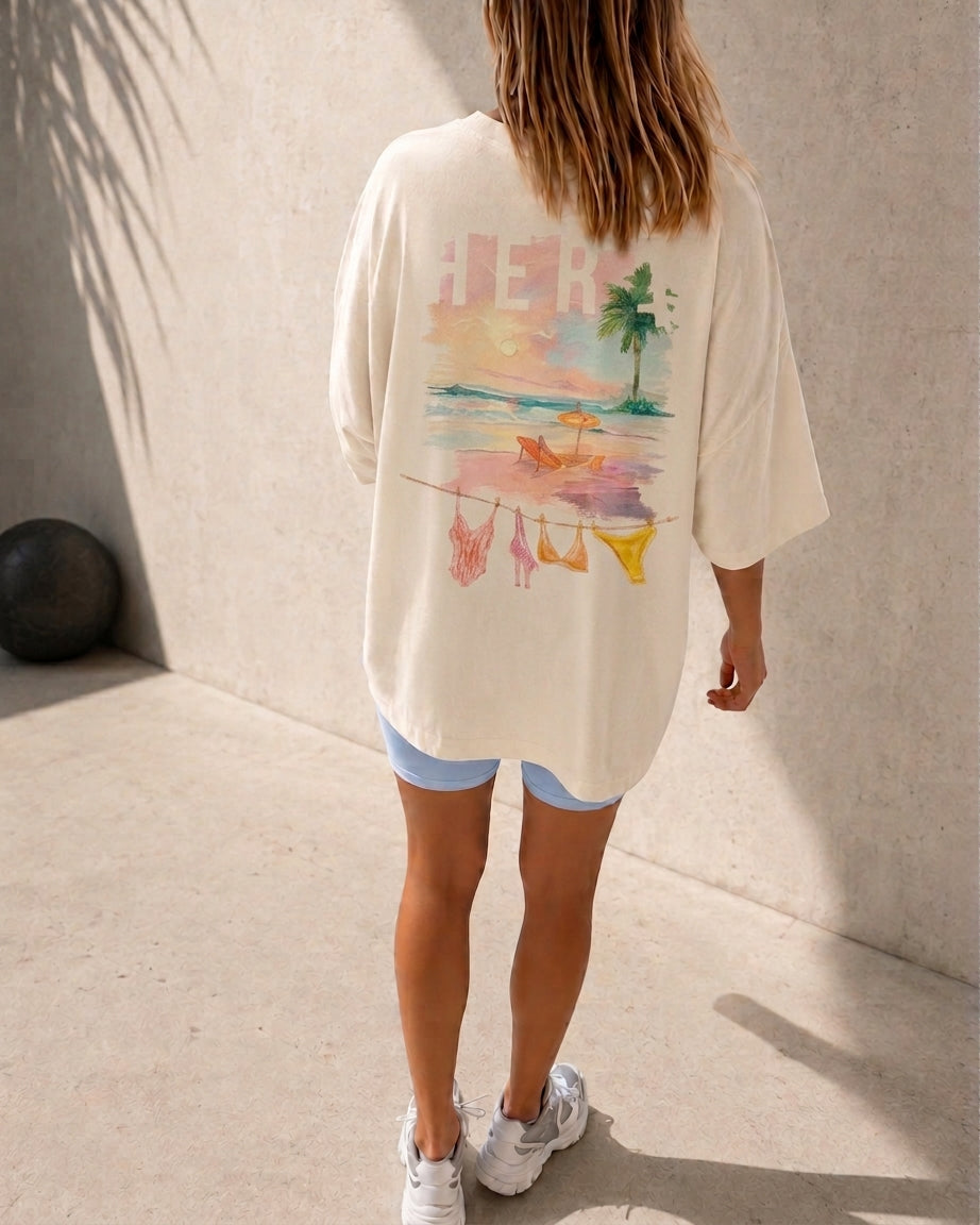 T-Shirt Long Sunset – Sport & Streetwear