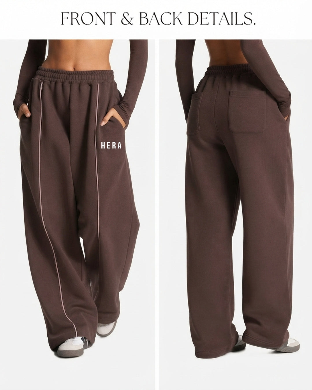 Jogger femme marron PERSEPHONE – Pantalon sport & lifestyle