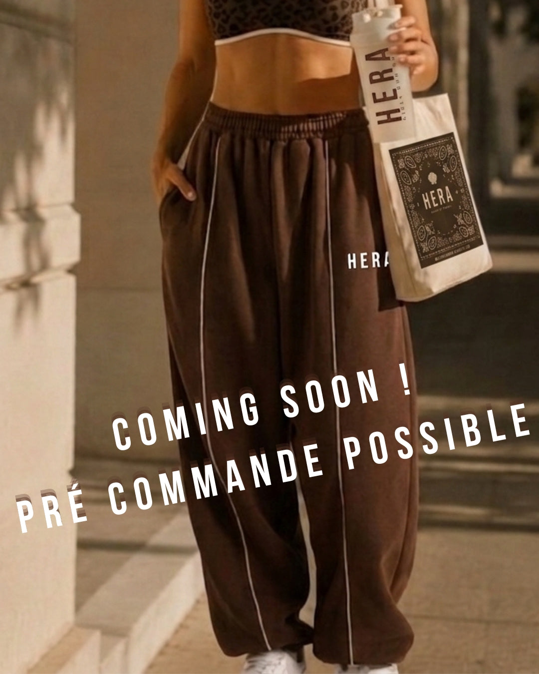 Jogger femme marron PERSEPHONE – Pantalon sport & lifestyle